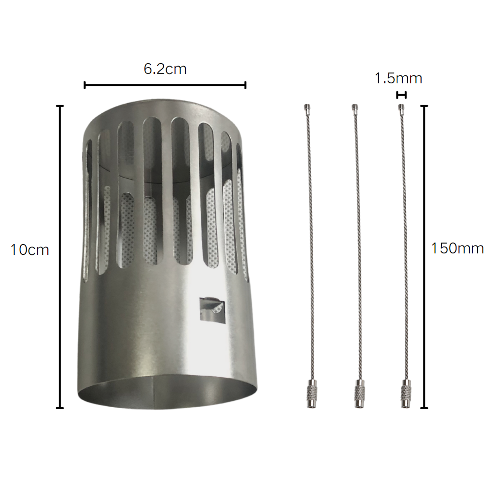 Tent Stove Pipe Spark Arrestor Cap - TEKL กลางแจ้ง Chimney Spark Arrestor เตาไม้อุปกรณ์เสริมเต็นท์เตา