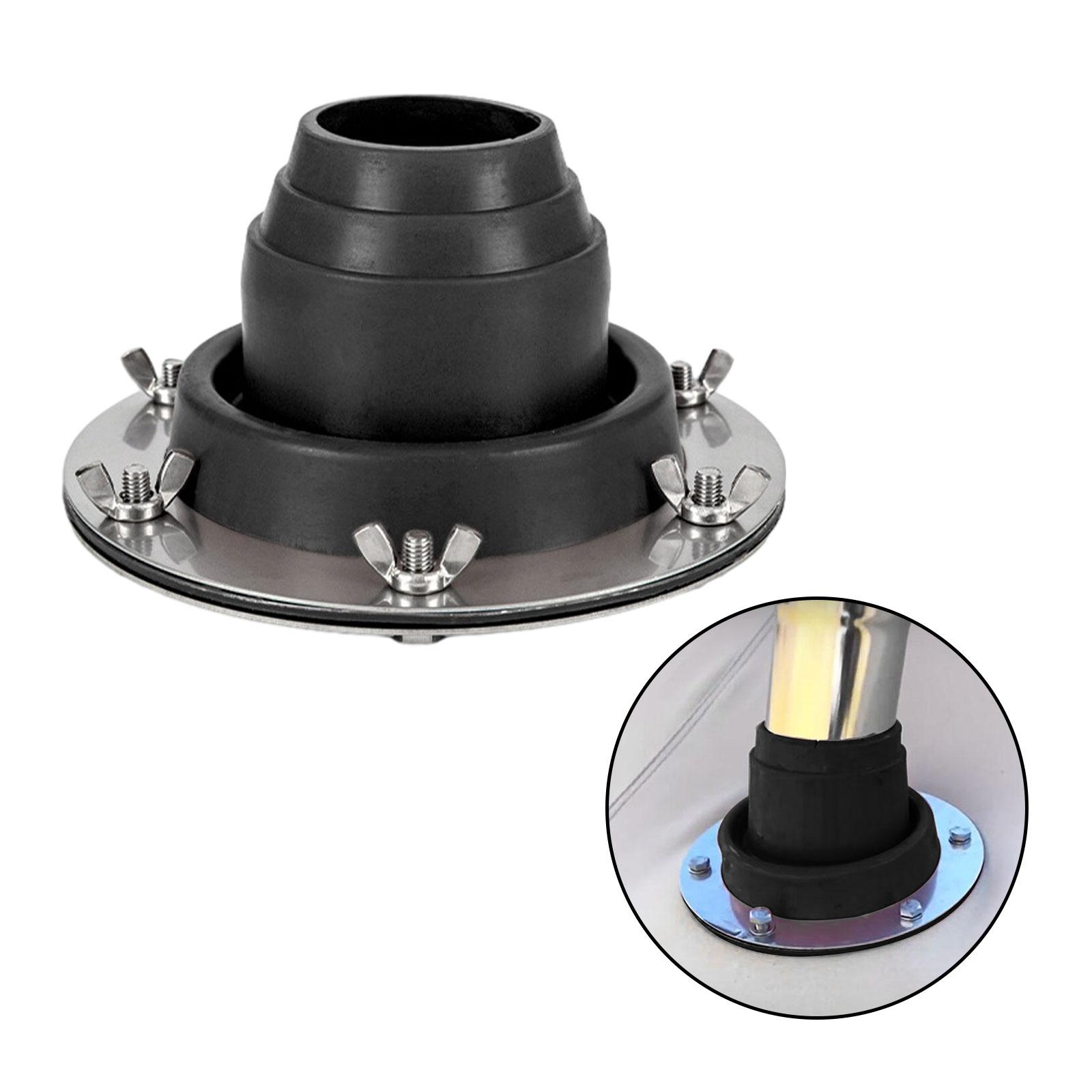 Fireproof Stove Jack Tent Silicone - แจ็คเตาสําหรับเต็นท์ซิลิโคนทนความร้อนเตาไม้ท่อกระพริบทนไฟแหวนป้องกันสําหรับ Yurt เต็นท์ Log Cabins กลางแจ้ง