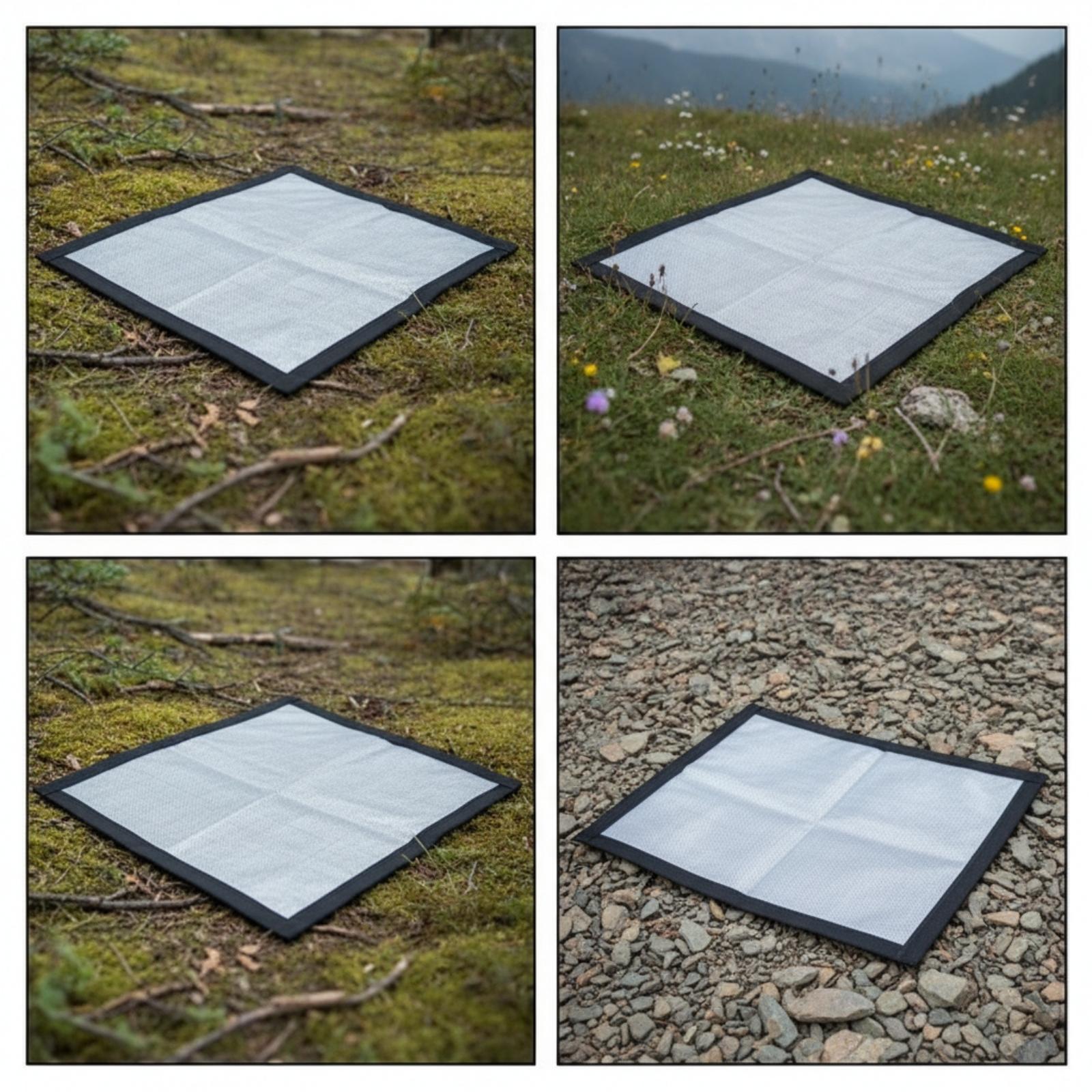 Camping Wood Stove Heat Shield Mat - แผ่นฉนวนกันความร้อนไฟเบอร์กลาสกันไฟ สำหรับปล่องเตาผิงไม้ ป้องกันท่อเตาผิง ใช้ในเต็นท์แคมป์ปิ้ง เพื่อความปลอดภัยในการทำความร้อน