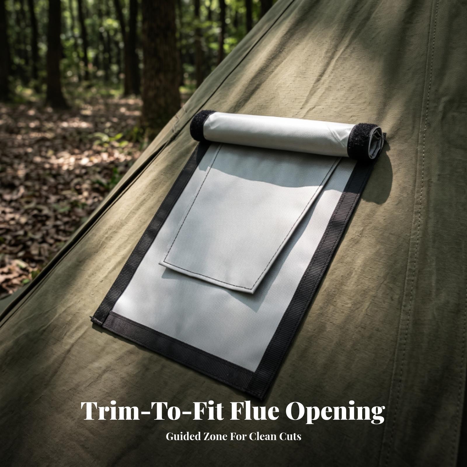 แผ่นซิลิโคนกันไฟสำหรับเตาในเต็ - Fireproof Stove Jack Tent Silicone บทวิจารณ์และราคา
