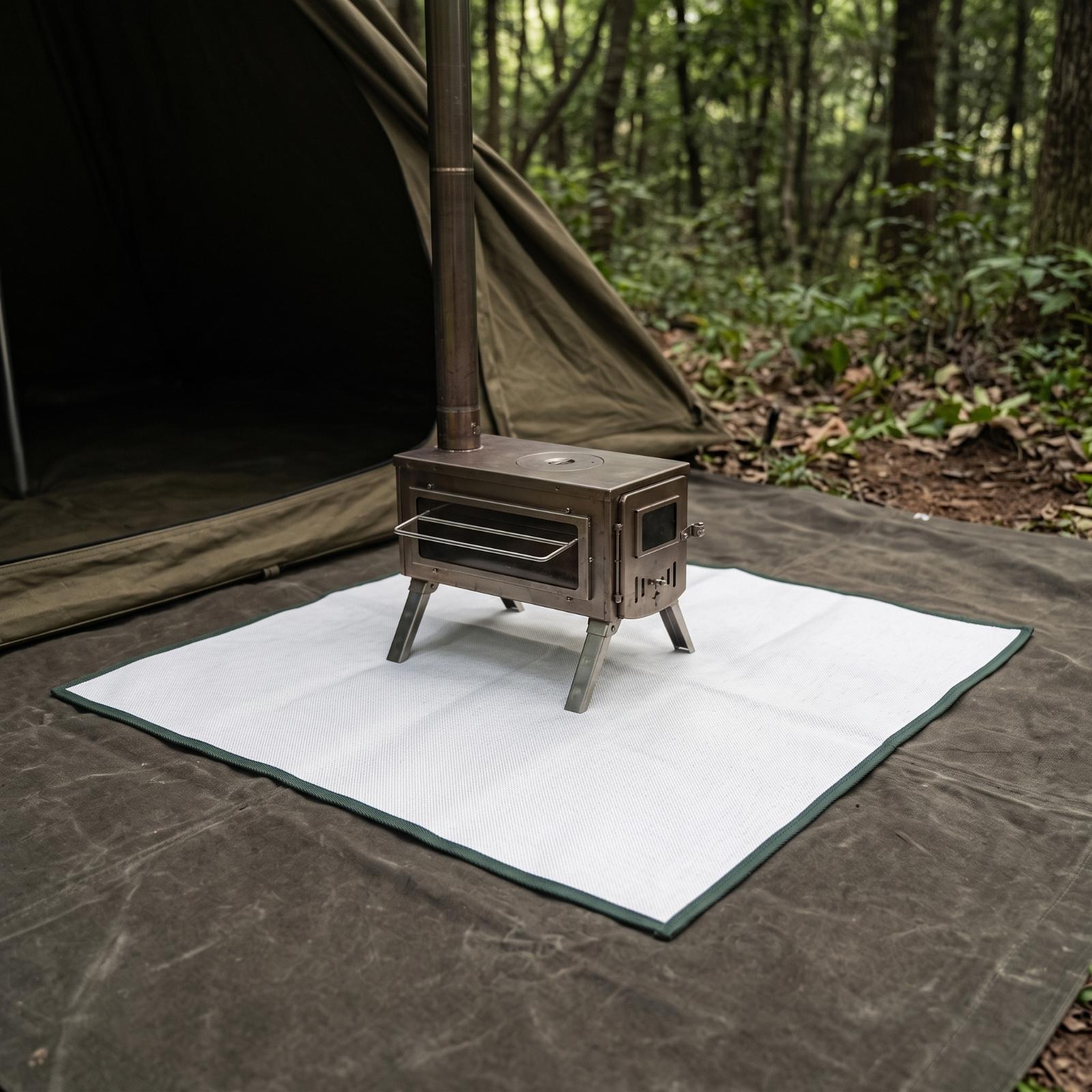 แผ่นซิลิโคนกันไฟสำหรับเตาในเต็ - Fireproof Stove Jack Tent Silicone บทวิจารณ์และราคา