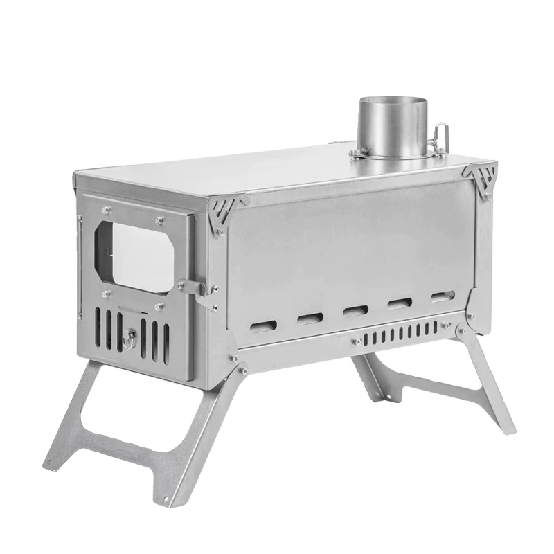 เตาไม้พับได้ไทเทเนียมแท้ เตาทำ - Titanium Folding Wood Stove Tent บทวิจารณ์และราคา