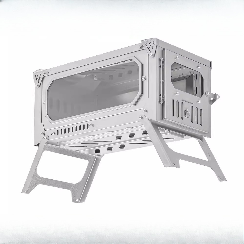 เตาไม้พับได้ไทเทเนียมแท้ เตาทำ - Titanium Folding Wood Stove Tent บทวิจารณ์และราคา