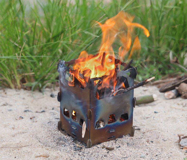 Keith เตาไม้แบ็คแพ็คเก็ต, เตาไ - Ultralight Titanium Wood Stove Backpack บทวิจารณ์และราคา