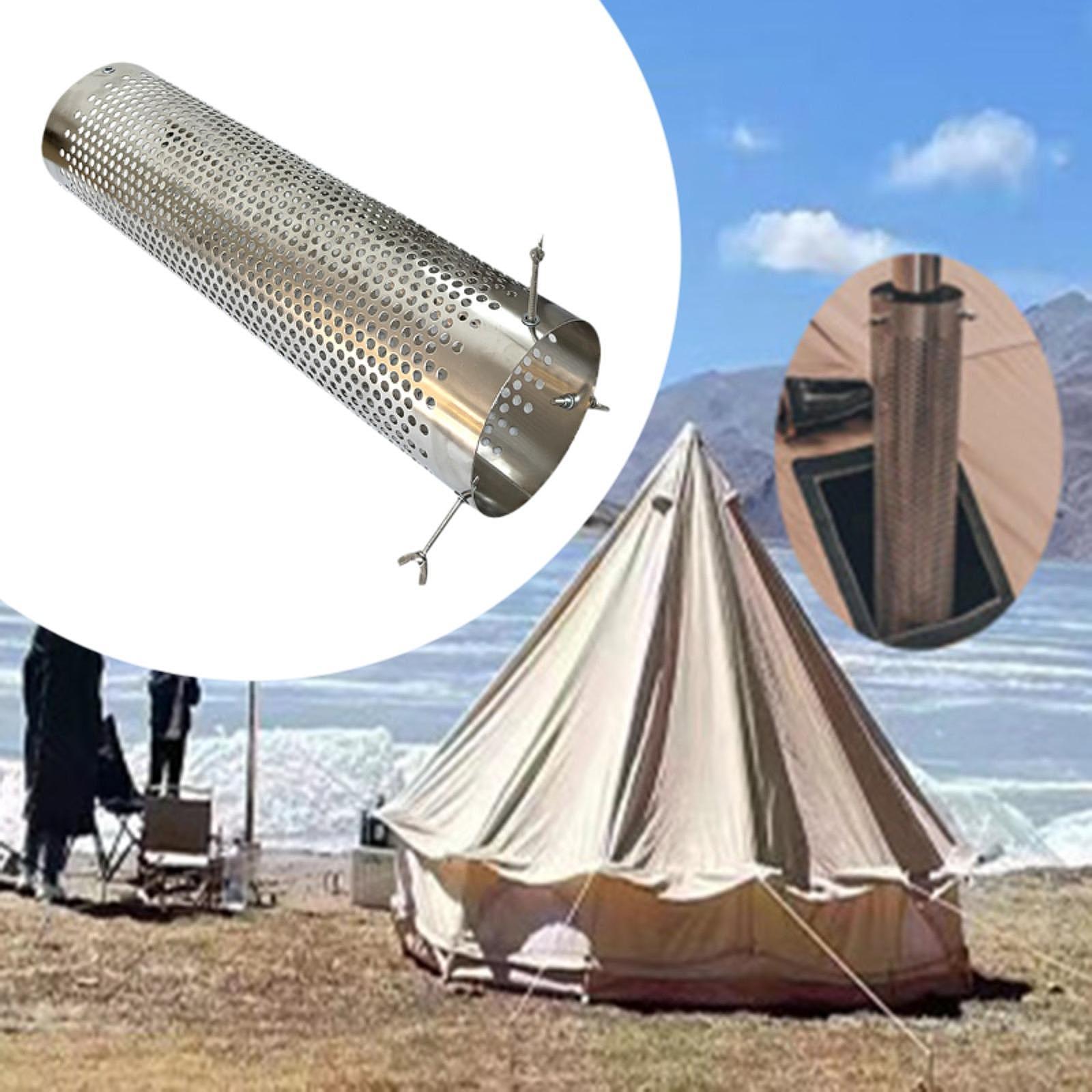 เต็นท์ Chimney PIPE Chimney GU - Tent Stove Pipe Spark Arrestor Cap บทวิจารณ์และราคา