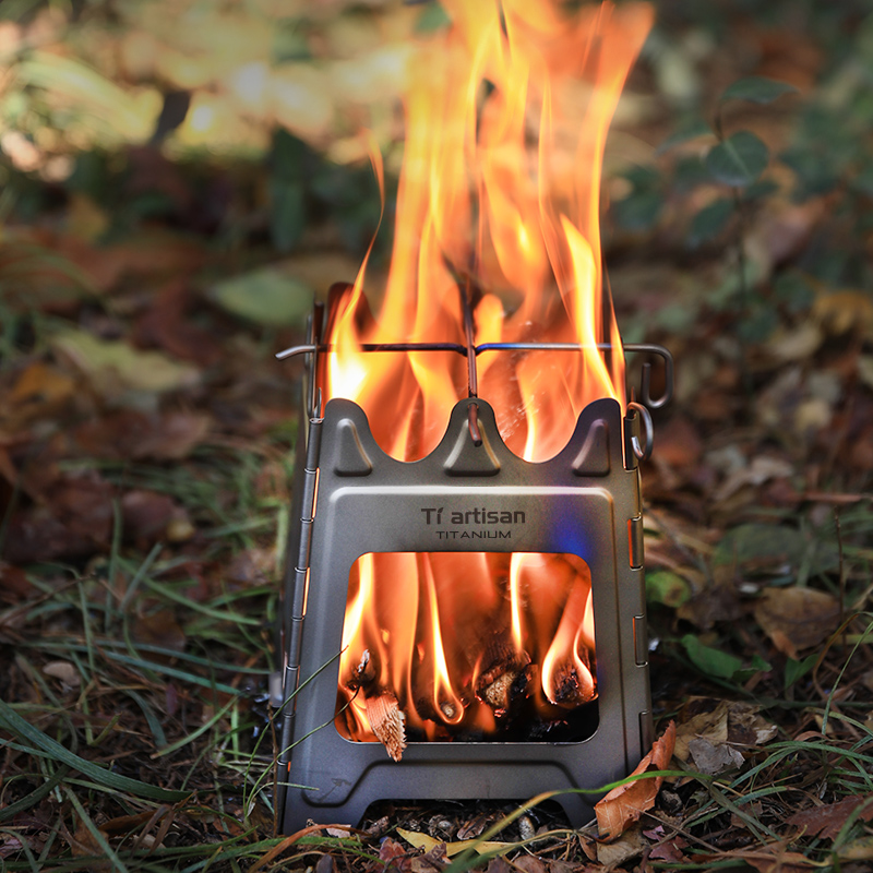 Tiartisan เตาไม้ไทเทเนียมบริสุ - Titanium Folding Wood Stove Tent บทวิจารณ์และราคา