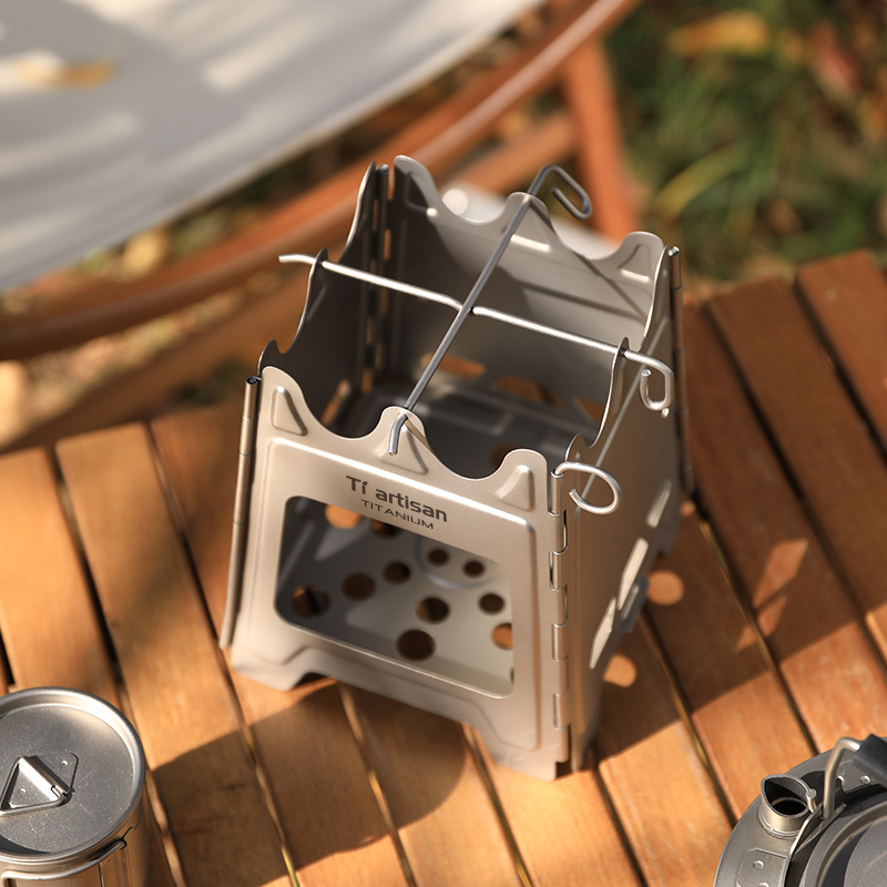Tiartisan เตาไม้ไทเทเนียมบริสุ - Titanium Folding Wood Stove Tent บทวิจารณ์และราคา