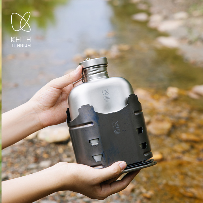 ชุดอุปกรณ์ทำอาหารสำหรับตั้งแคม - Ultralight Titanium Wood Stove Backpack บทวิจารณ์และราคา