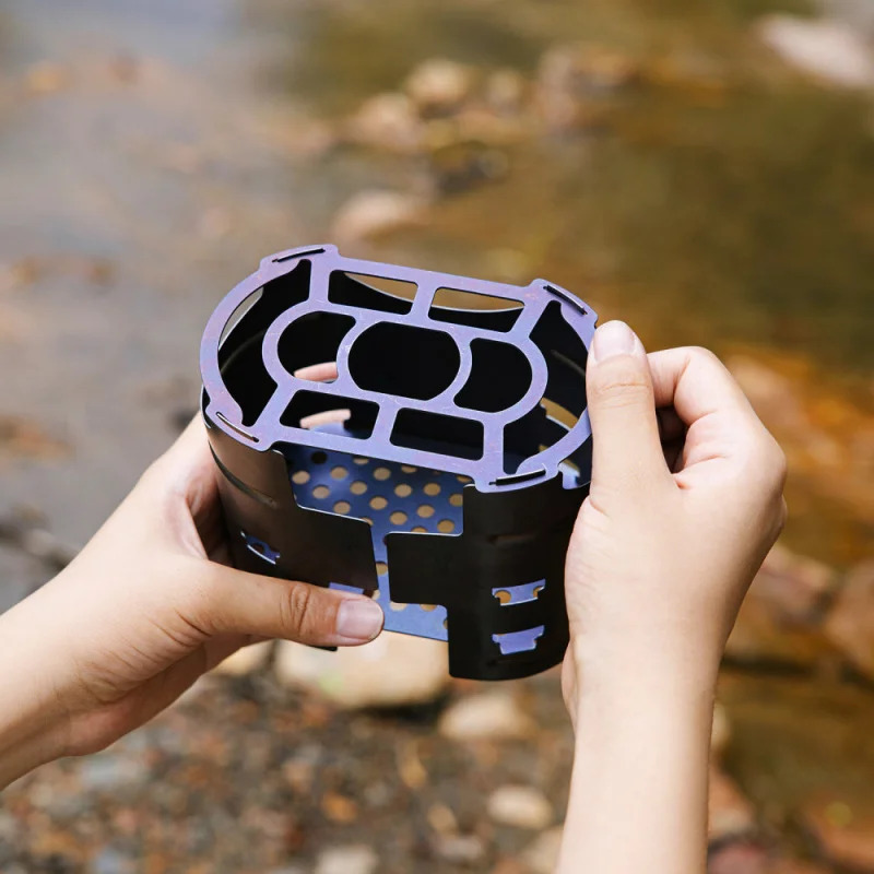 ชุดอุปกรณ์ทำอาหารสำหรับตั้งแคม - Ultralight Titanium Wood Stove Backpack บทวิจารณ์และราคา