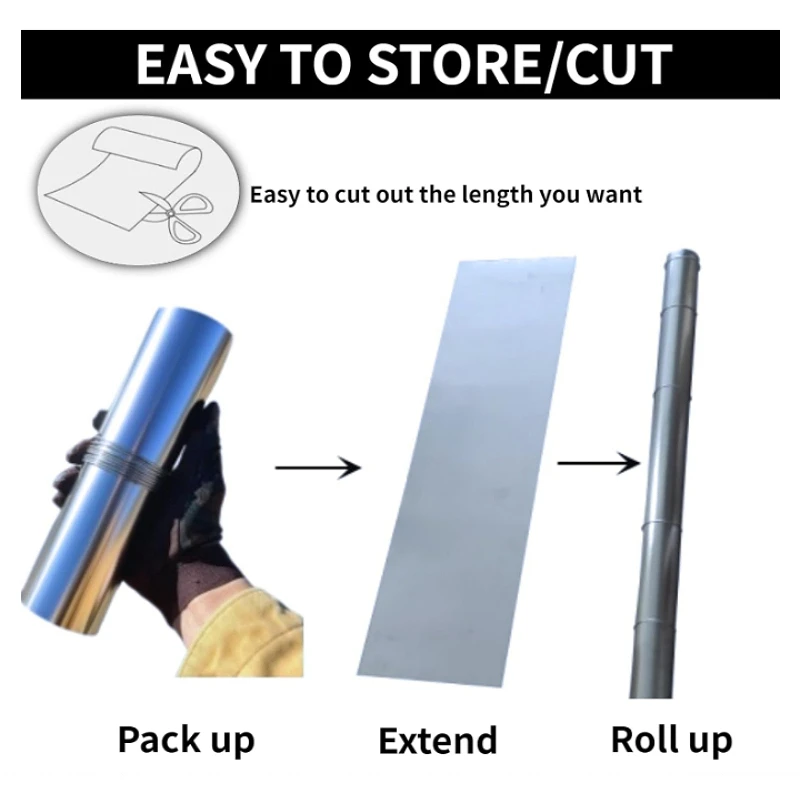 ท่อปล่องไฟแบบม้วนได้ ทำจากสแตน - Titanium Folding Wood Stove Tent บทวิจารณ์และราคา
