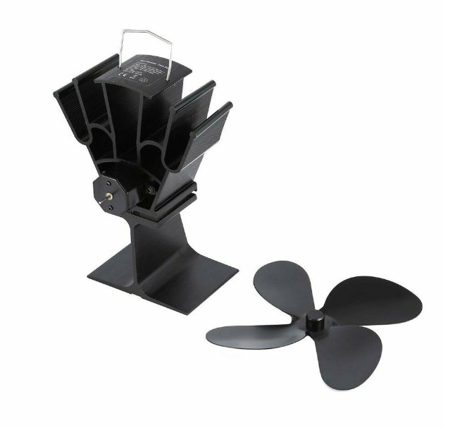 พัดลมเตาแบบใช้ความร้อน 4 ใบพัด - Stove Fan Heat Powered 4 Blade บทวิจารณ์และราคา