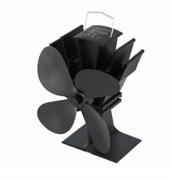 พัดลมเตาแบบใช้ความร้อน 4 ใบพัด - Stove Fan Heat Powered 4 Blade บทวิจารณ์และราคา