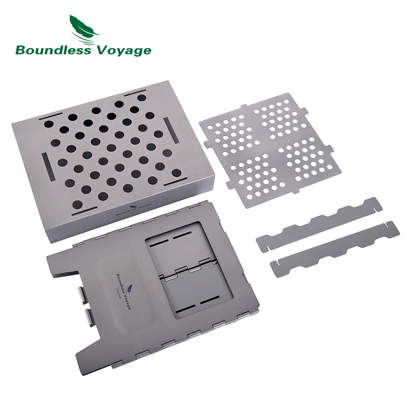 Boundless Voyage กลางแจ้งไทเทเ - Titanium Folding Wood Stove Tent บทวิจารณ์และราคา
