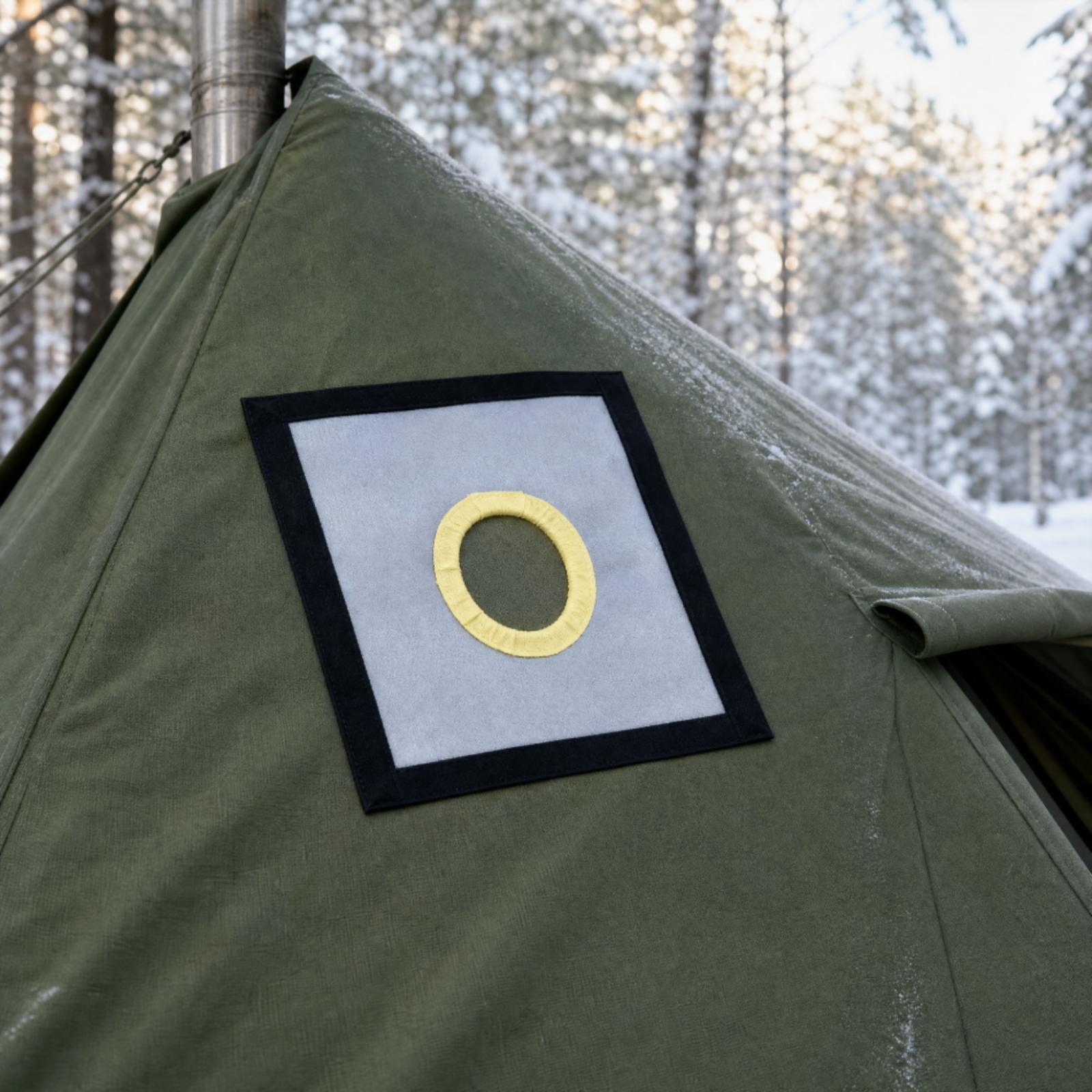 แผ่นกันความร้อนท่อเตาแคมป์ปิ้ง - Camping Wood Stove Heat Shield Mat บทวิจารณ์และราคา