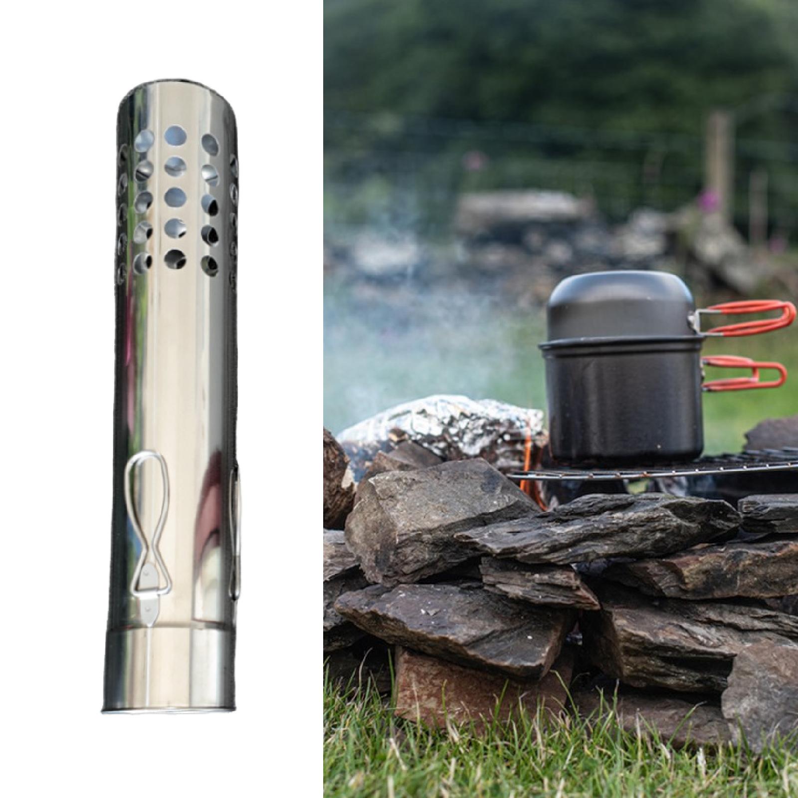 ท่อปล่องไฟเตาแก๊สกลางแจ้งพร้อม - Tent Stove Pipe Spark Arrestor Cap บทวิจารณ์และราคา