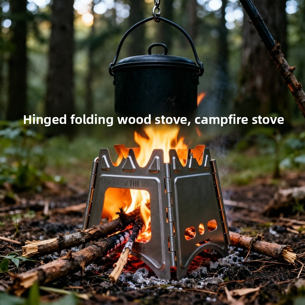 เตาไม้พับได้ขนาดกะทัดรัด TiFor - Titanium Folding Wood Stove Tent บทวิจารณ์และราคา