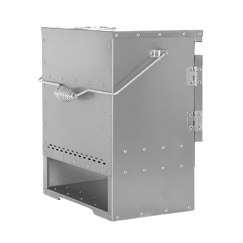 เตาเผาไม้แบบพกพาสำหรับตั้งแคมป - Titanium Wood Stove Glass Window บทวิจารณ์และราคา
