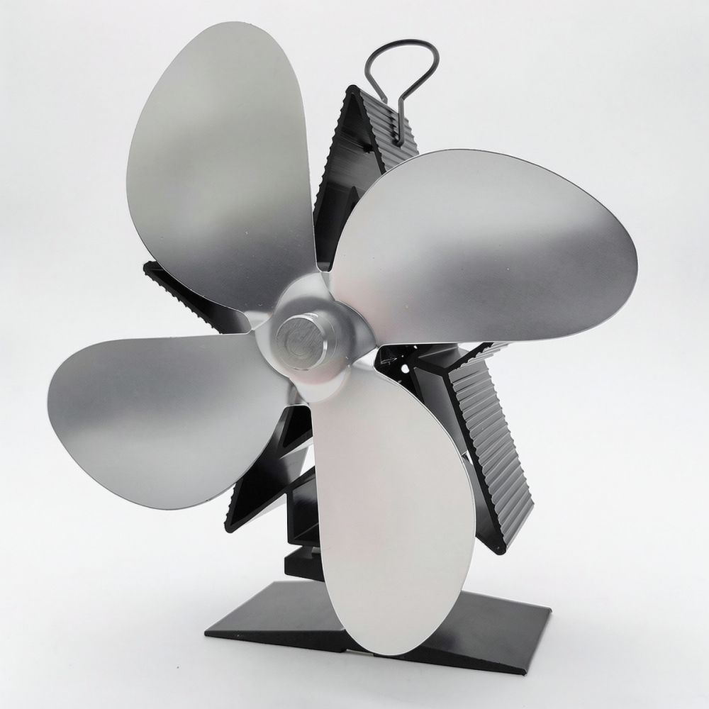พัดลมเตาผิงพลังงานความร้อนแบบไ - Stove Fan Heat Powered 4 Blade บทวิจารณ์และราคา