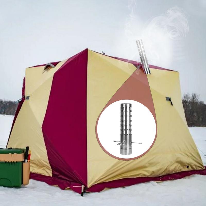 Camping เต็นท์เตา Chimney อะไห - Tent Stove Pipe Spark Arrestor Cap บทวิจารณ์และราคา
