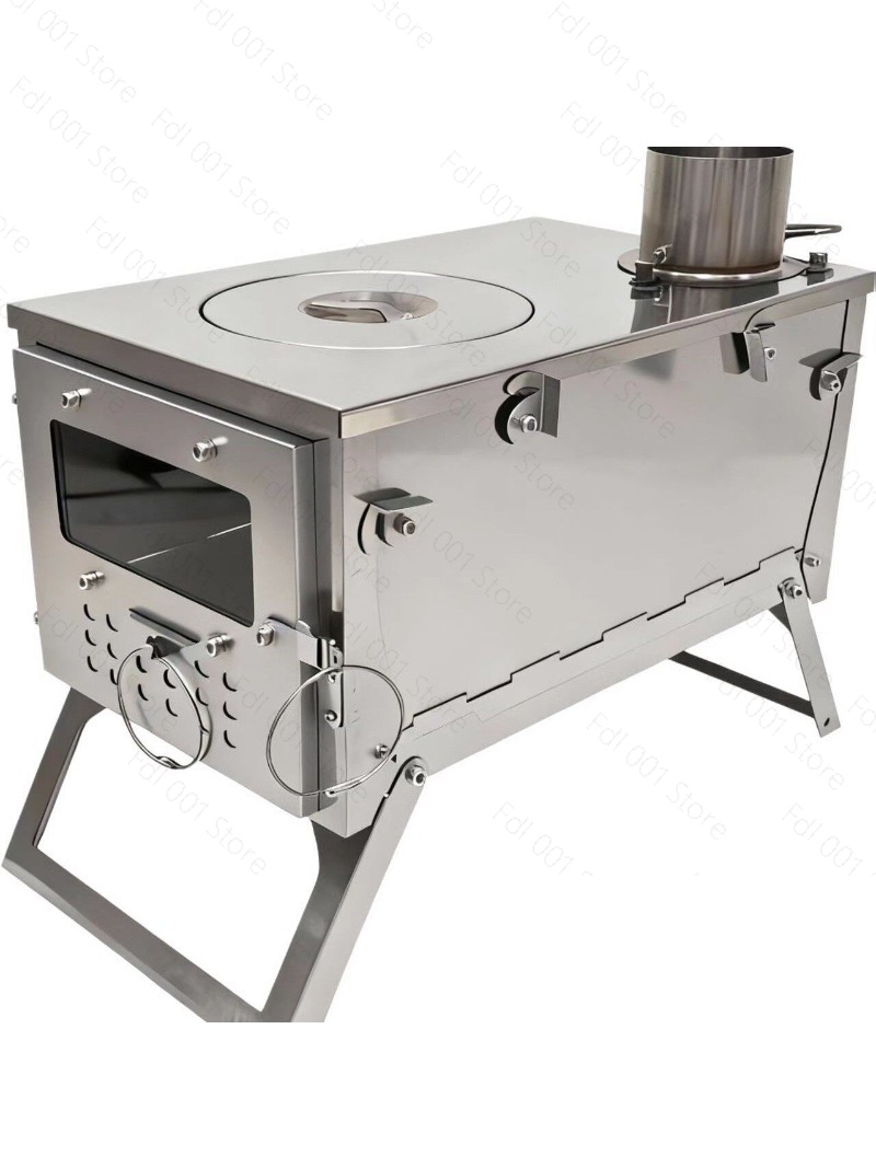 เตาไม้พับได้ไทเทเนียมแท้ ปี 20 - Titanium Folding Wood Stove Tent บทวิจารณ์และราคา