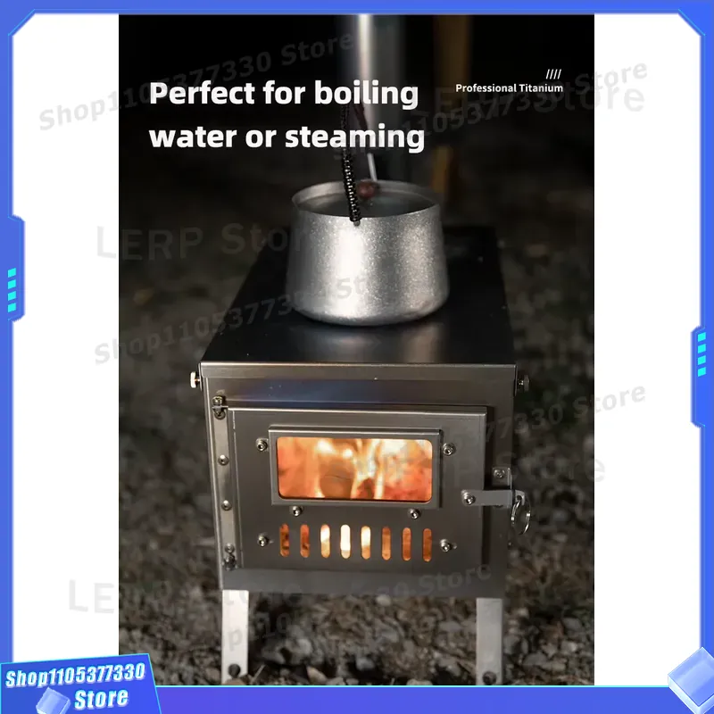 เตาไม้ไทเทเนียมน้ำหนักเบาพิเศษ - Ultralight Titanium Wood Stove Backpack บทวิจารณ์และราคา