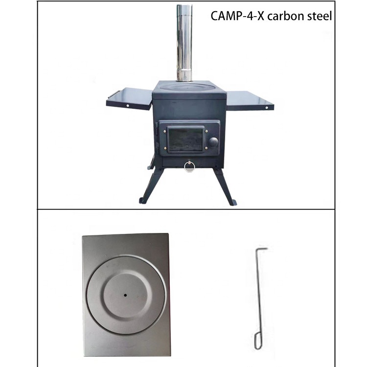 เตาแคมป์ปิ้งไม้แบบพกพาขนาดกะทั - Titanium Folding Wood Stove Tent บทวิจารณ์และราคา