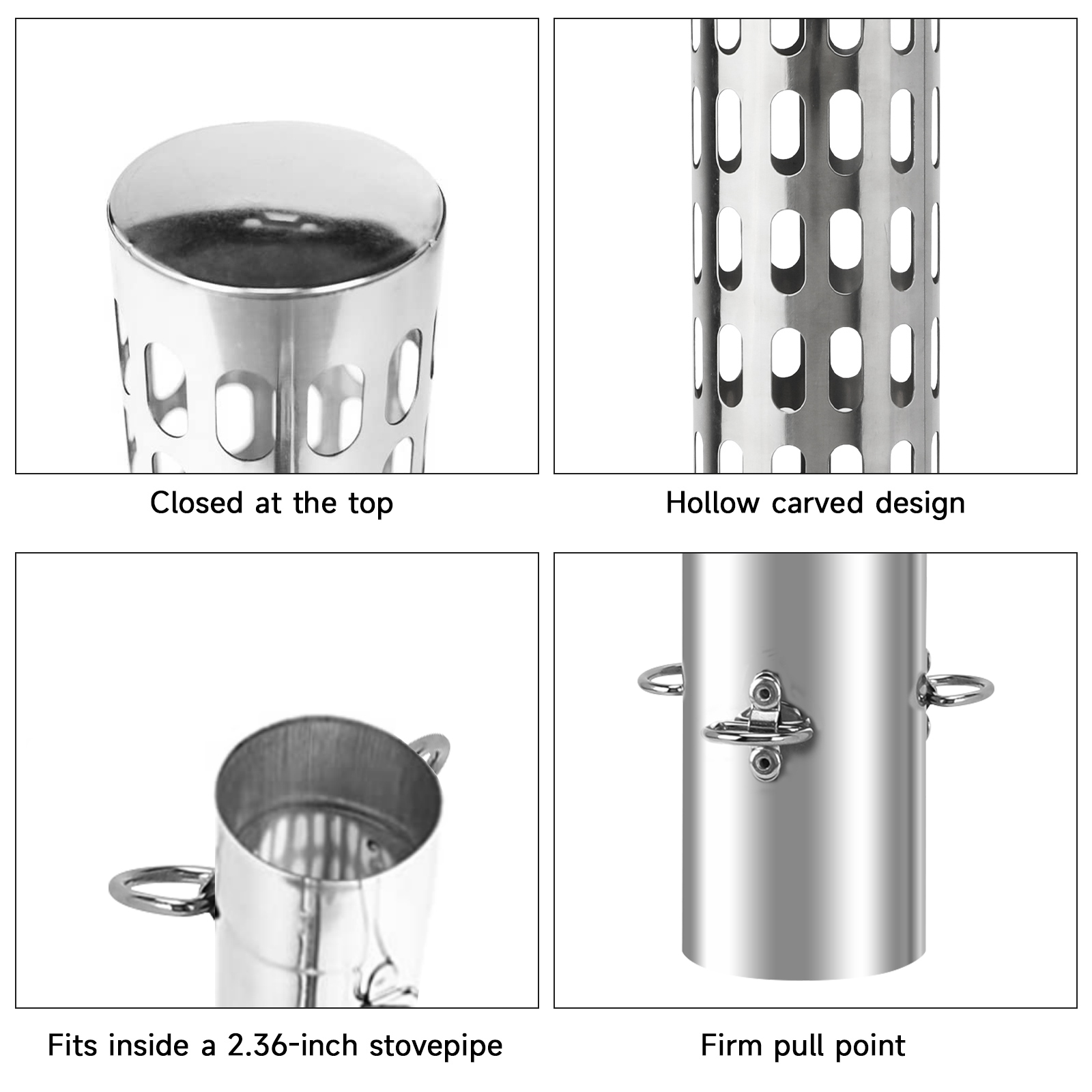 Camping เต็นท์เตา Chimney อะไห - Tent Stove Pipe Spark Arrestor Cap บทวิจารณ์และราคา